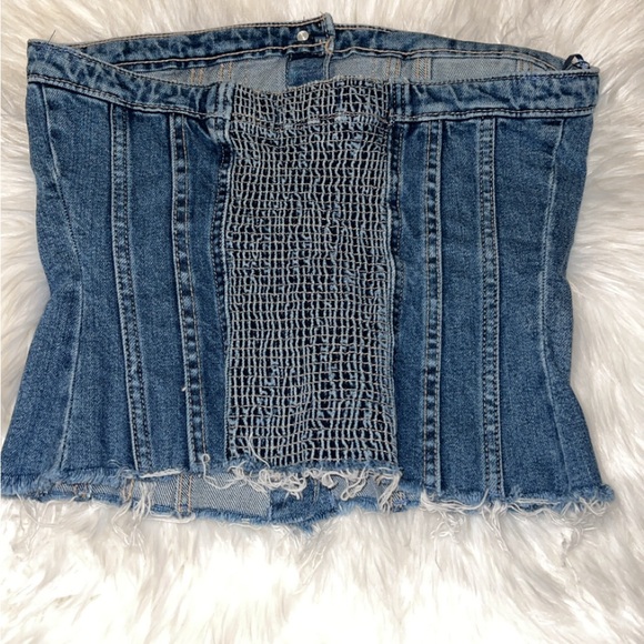 Zara Denim Corset - Picture 5 of 5